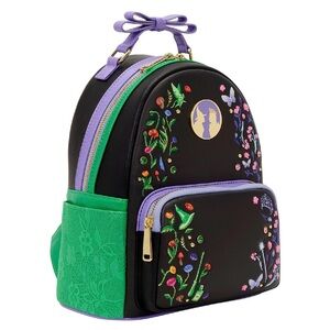 Loungefly Universal Wicked Glinda & Elphaba Floral and Lace Mini Backpack